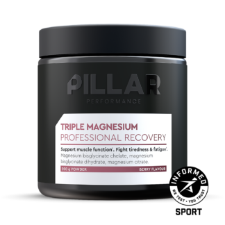 Pillar Performance Triple Magnesium Powder - Natural Berry ( Jar)