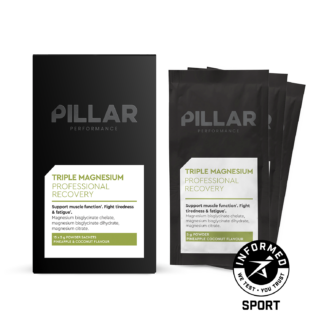 Pillar Performance Triple Magnesium Travel Pack – Pineapple Coconut (15 x Sachets)