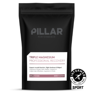 Pillar Performance Triple Magnesium Powder - Natural Berry ( Pouch)